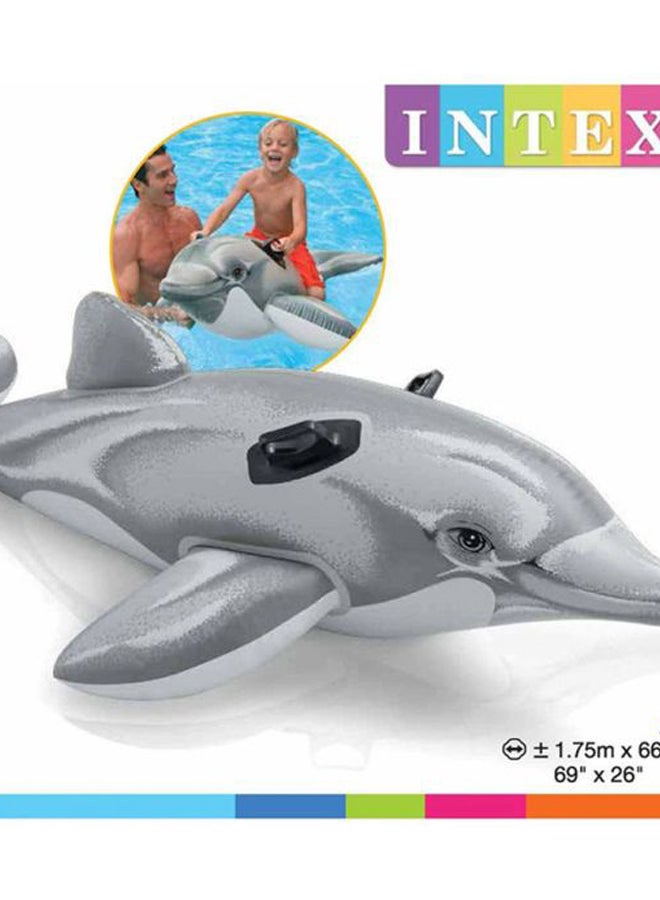 INTEX Ride-On Lil' Dolphin Pool Float 175x66cm - Image 5