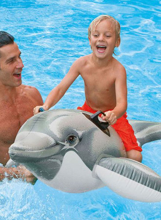 INTEX Ride-On Lil' Dolphin Pool Float 175x66cm - Image 4