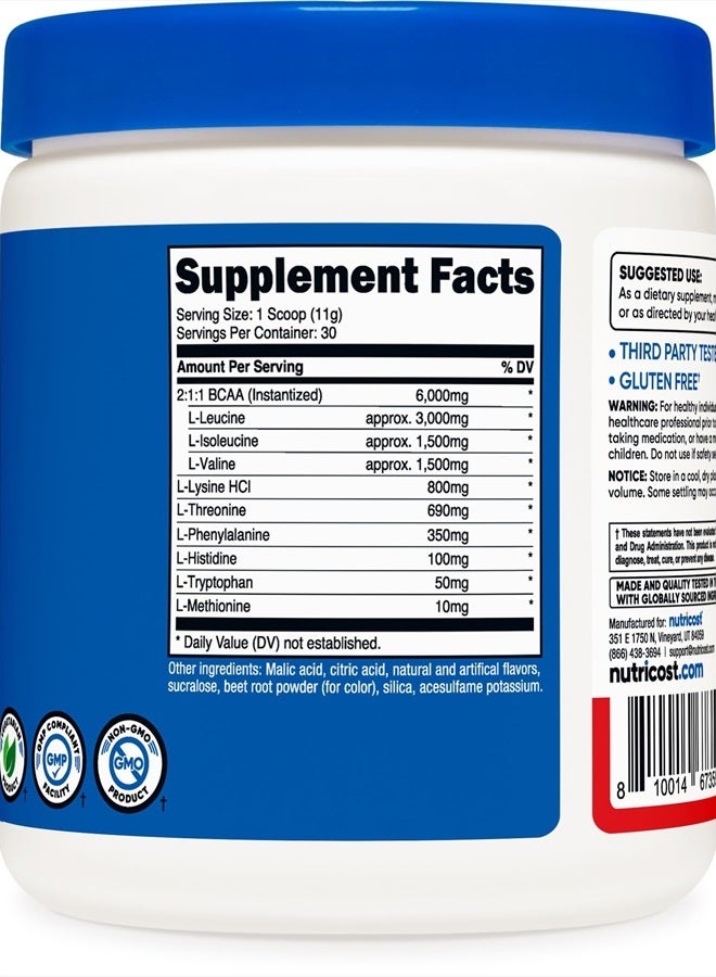 Nutricost EAA (الأحماض الأمينية الأساسية) فواكه بانش - 11.8 أونصة - Image 4