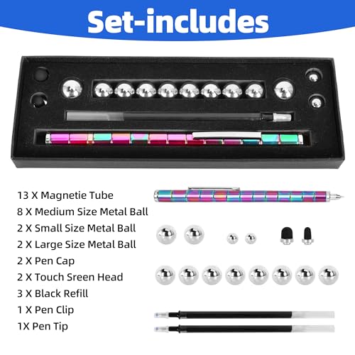 DAIKOYE Fidget Pen Magnet Toys Fidget Toys Magnetic Pen Funny Pens Gifts for Teen Boys Teen Girls Gifts for Kids - Image 5