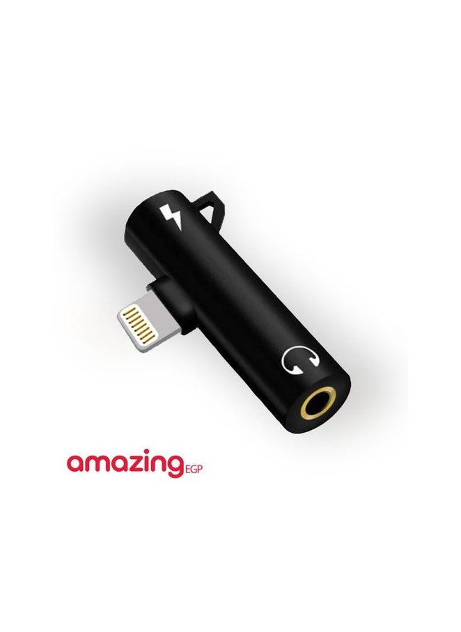 amazing.EGP Headphone Jack Adapter for iPhon, 4 in 1 Headphone Cable Dongle Aux Audio Jack Converter Accessories Compatble with iPhon 13/12/11/XS Max/XS/XR/7 Support All iOS System [Lighting+3.5mm Jack][Black]  - Image 3