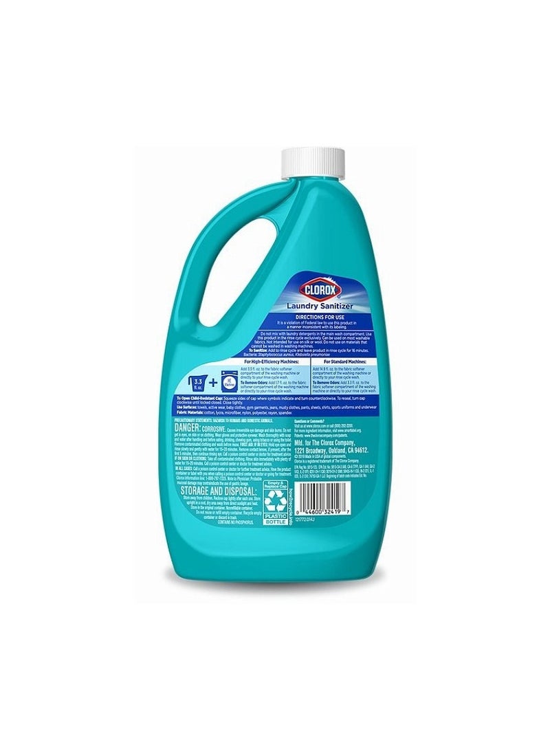 Clorox Laundry Sanitizer 80 FL OZ - Image 2