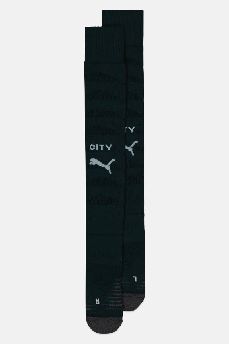 PUMA Men Manchester City Football Socks, Teal Green - Image 1