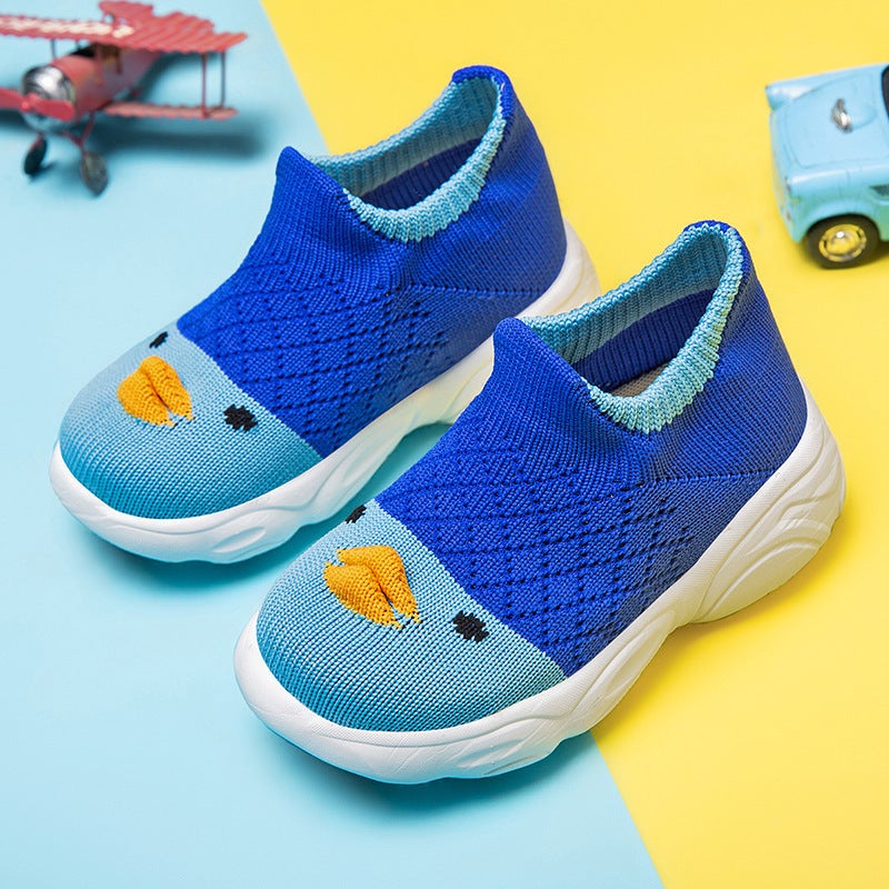 New Children'S Soft Sole Shoes Baby Toddler Shoes Men'S And Women'S Cartoon Duck Children'S Shoes Leg Lazy Shoes - Image 2
