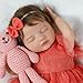 SCOM Reborn Baby Dolls Girl 20 Inch Realistic Newborn Sleeping Baby Dolls Girl with Weighted Soft Cloth Body Poseable Vinyl Limbs with Feeding Toy Accessories Dolls Gift for Kids 3 - Image 2