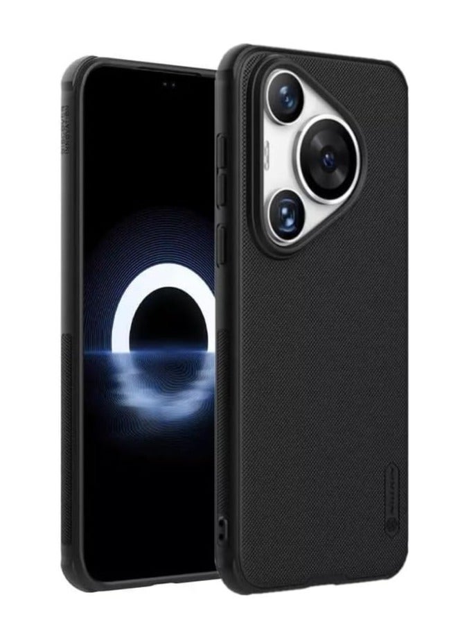 Nillkin Huawei Pura 70 Case Cover,Super Frosted Shield Pro Matte All-Round Protection Anti-scratch Slim Luxury PC Hard Protection Back Cover for Huawei Pura 70 5G 2024 (Black)