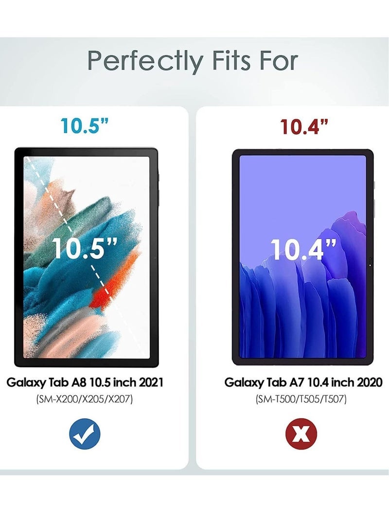 SmartGrist Clear Case for Samsung Galaxy Tab A8 10.5 Inch 2022 (-X200/X205/X207), Shockproof Silicon Protective Skin Case/ Slim Back Cover Shell - Image 5