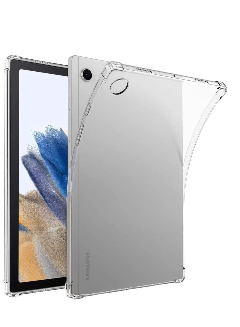 SmartGrist Clear Case for Samsung Galaxy Tab A8 10.5 Inch 2022 (-X200/X205/X207), Shockproof Silicon Protective Skin Case/ Slim Back Cover Shell - Image 1