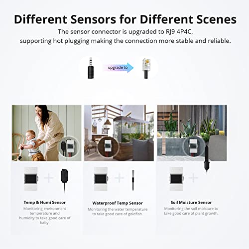 SONOFF THR316D Elite 16A Smart Switch with Temperature and Humidity Monitoring with LCD Screen, Compatible with Alexa/Google Home/IFTTT. - Image 3