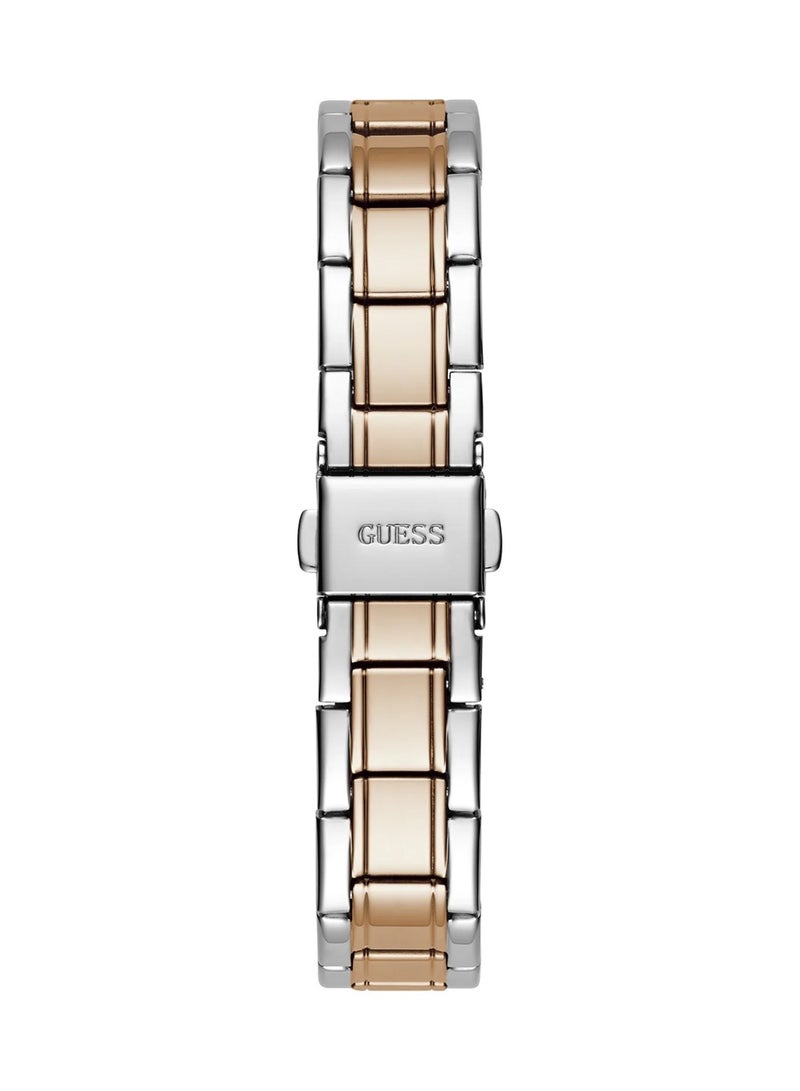 GUESS Melody Women's Silver and Rose Gold Tone Case Quartz Watch GW0468L5 - 28mm - Image 4