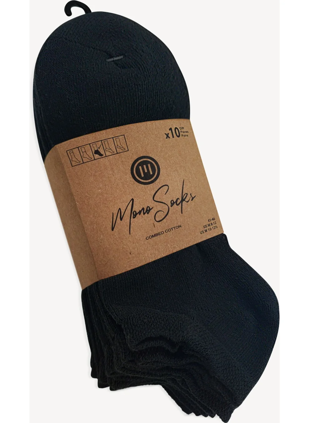 Mono Socks 10 Pack Booty Socks