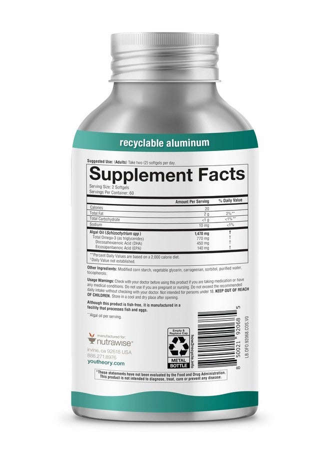 Youtheory Ocean Friendly Omega 120 softgels - Image 2