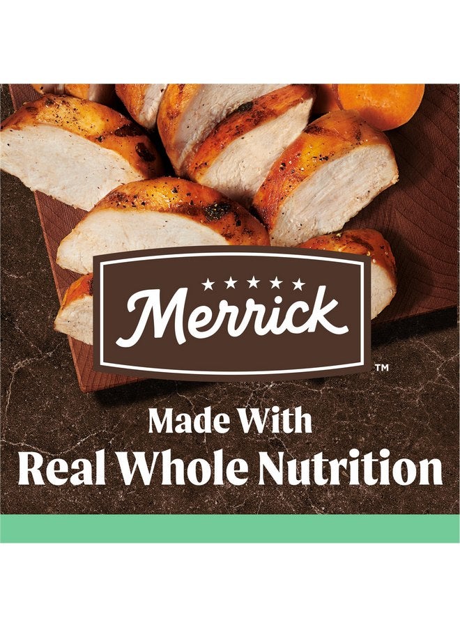 Merrick Premium Grain Free Dry Senior Dog Food, Wholesome And Natural Kibble, Real Chicken And Sweet Potato - 10.0 lb. Bag - Image 3