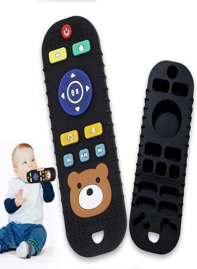 KRYLAR Silicone Remote Control Shaped Baby Teether Toy|BPA Free,Food Grade,Soft&Textured TV Remote Teething Toy for Infants, Toddlers&Newborns|Gum Relief,Non-Toxic Chew Toys for 0-12 Months - Image 1