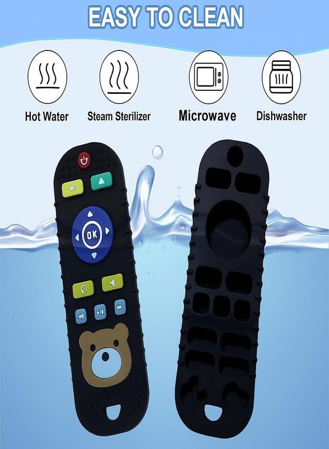 KRYLAR Silicone Remote Control Shaped Baby Teether Toy|BPA Free,Food Grade,Soft&Textured TV Remote Teething Toy for Infants, Toddlers&Newborns|Gum Relief,Non-Toxic Chew Toys for 0-12 Months - Image 5