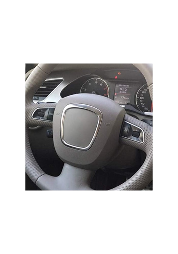 DEMULAX Car Steering Wheel Trim Emblem Frame Cover - Image 3