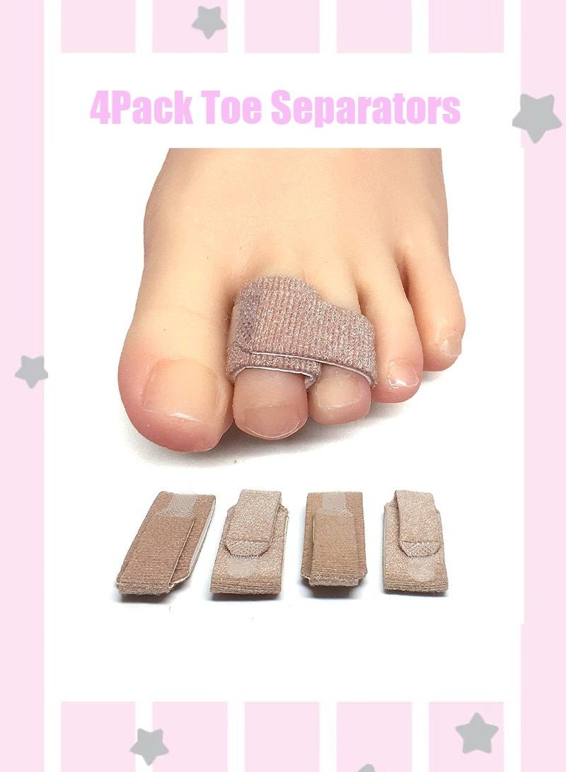 زين تويس دعامة او جبيرة اصابع القدم المكسورة - عبوة من 4 قطع - Image 1