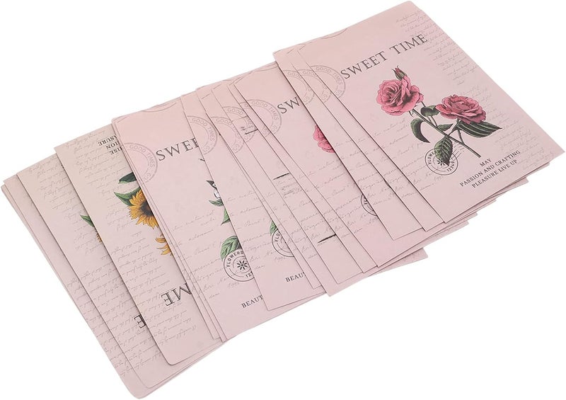 120Pcs Seed Envelopes, Self Adhesive Packet Envelopes with Cute Flower Stickers for Seed Storage Envelopes, Small Sticker Envelopes for Weddings Parties Gifts - Image 4