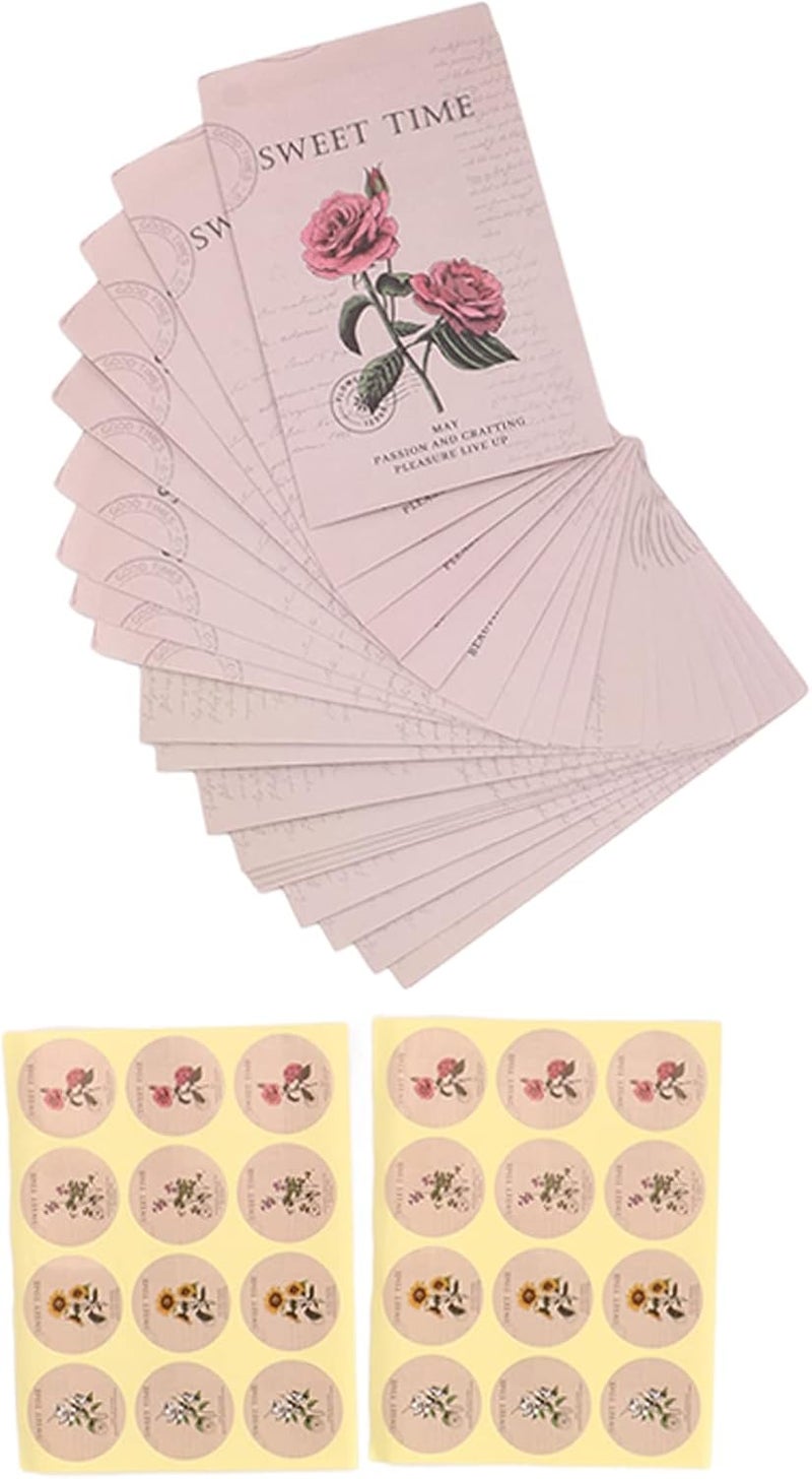 120Pcs Seed Envelopes, Self Adhesive Packet Envelopes with Cute Flower Stickers for Seed Storage Envelopes, Small Sticker Envelopes for Weddings Parties Gifts - Image 5