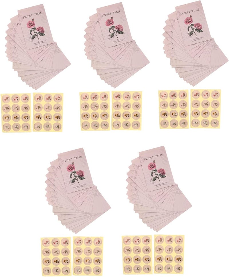 120Pcs Seed Envelopes, Self Adhesive Packet Envelopes with Cute Flower Stickers for Seed Storage Envelopes, Small Sticker Envelopes for Weddings Parties Gifts - Image 1
