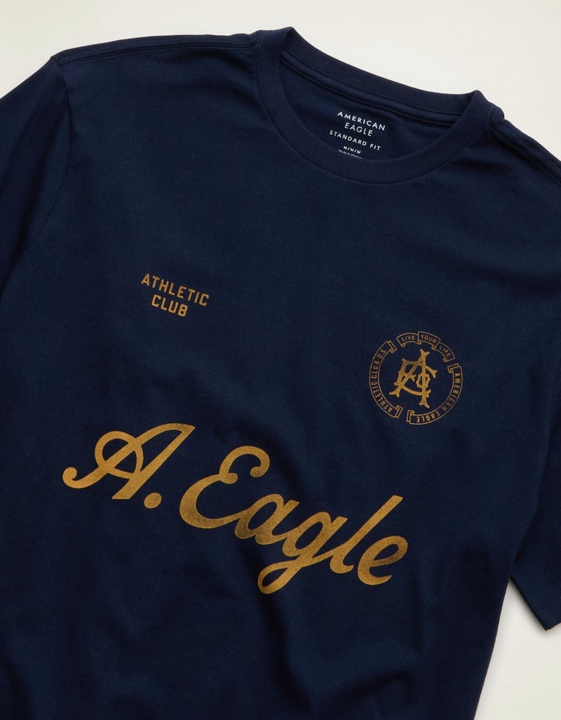 American Eagle AE Standard Fit Graphic Logo T-Shirt - Image 3