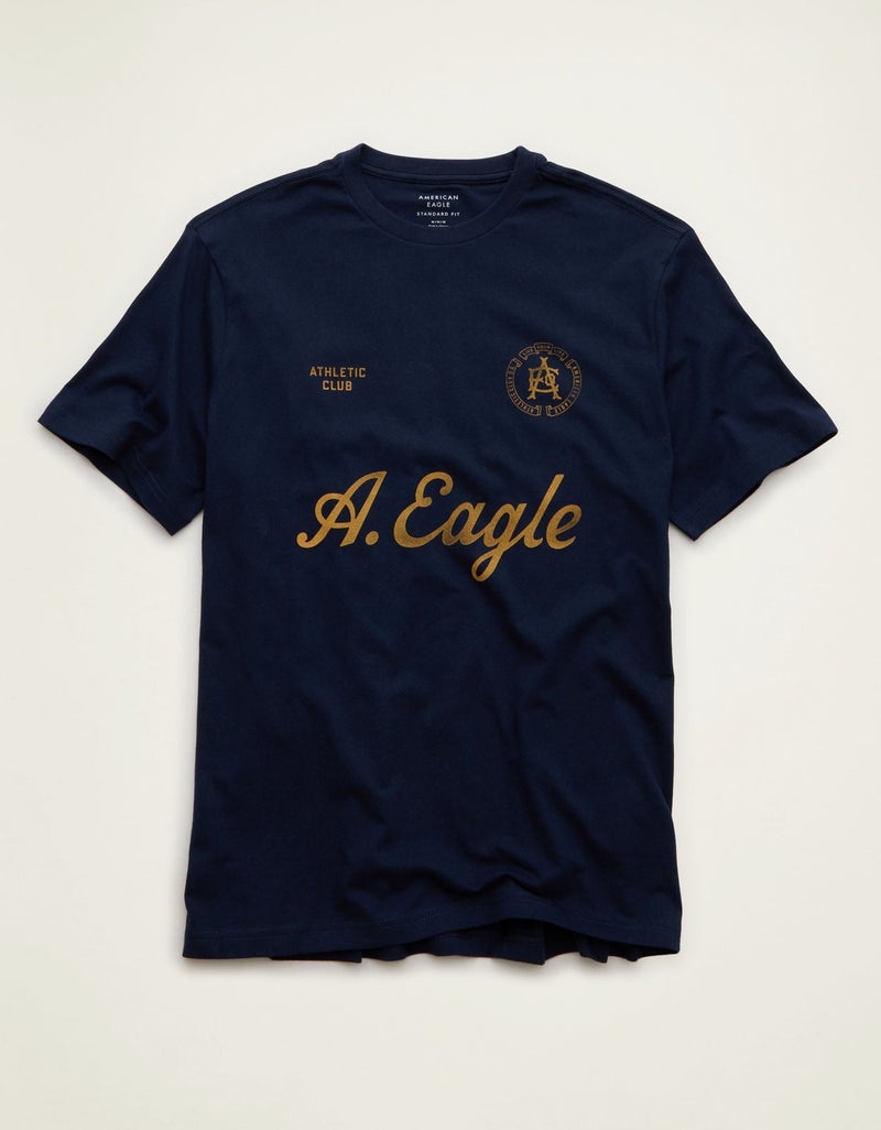 American Eagle AE Standard Fit Graphic Logo T-Shirt - Image 1