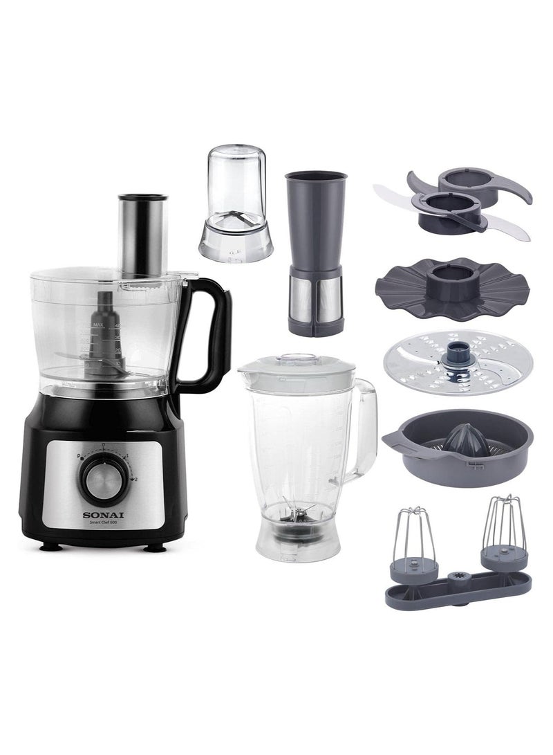 سوناي محضر الطعام سوناي  سمارت شيف 800 - واط - اسود 100 1.2 لتر SH-5800 - Image 1