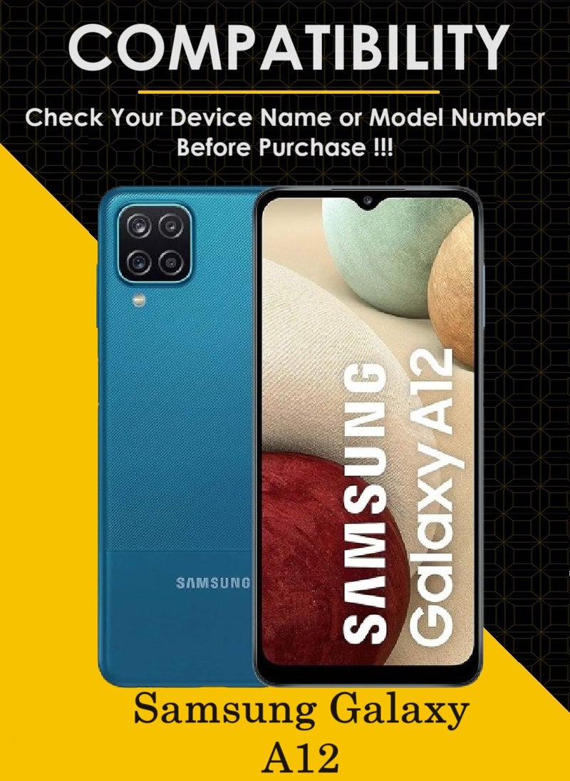 AINA 3 Pieces Tempered Glass Screen Protector 5D Designed For Samsung Galaxy A12 Full Glue Edge to Edge Full Screen Coverage And Bubble Free - Image 3