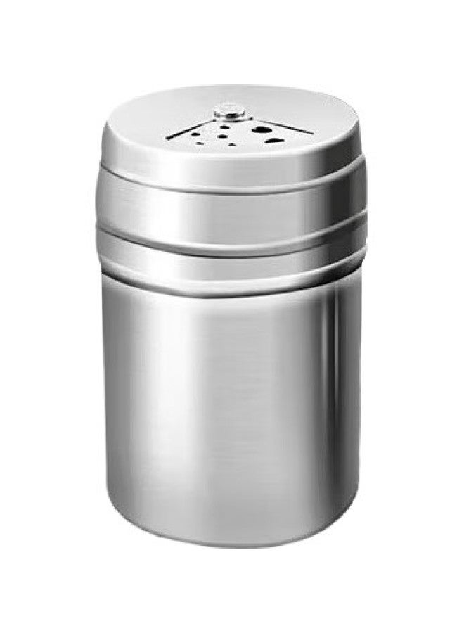 Mengting Stainless Steel Salt Shaker, Powder Dispenser, Cocoa Sugar Powder, Barbecue Seasoning, Spice Bottle, Powder Sprayer, Medium Size, 3-Pack - Image 3
