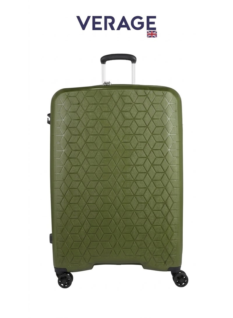 VERAGE Unbreakable Luggage Expandable Hardside Suitcase Large Green - Image 1