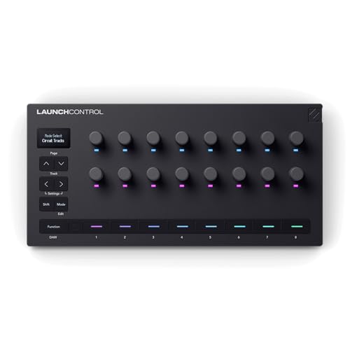 Novation Launch Control 3 – USB Powered, MIDI Control Surface for DAW and Hardware Integration with 16 Endless Encoders, 5-Pin MIDI I/O, and Music Software Bundle - Image 1