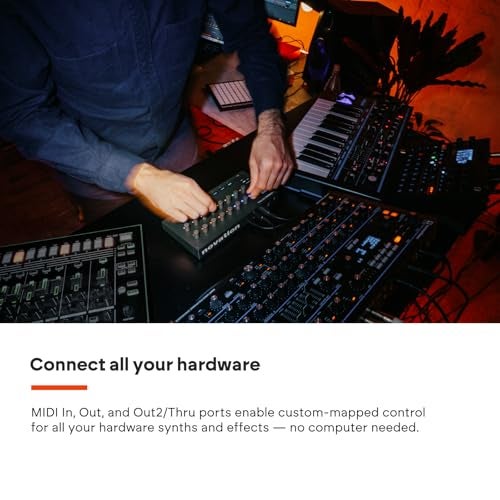 Novation Launch Control 3 – USB Powered, MIDI Control Surface for DAW and Hardware Integration with 16 Endless Encoders, 5-Pin MIDI I/O, and Music Software Bundle - Image 2