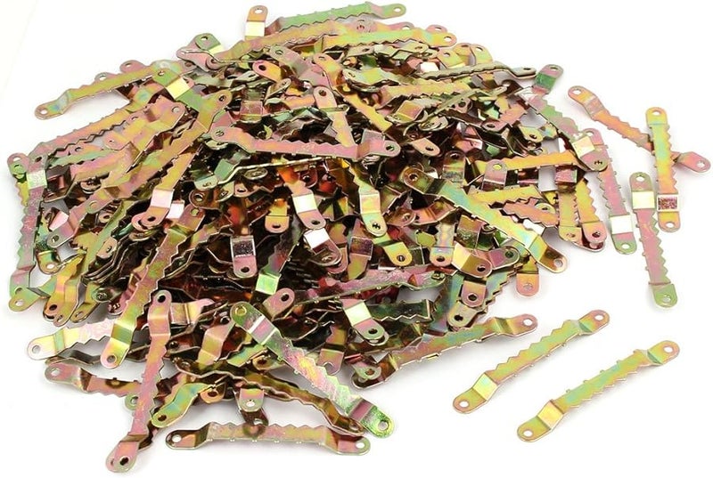 حامل إطار الصورة الحديدي بطول 69 مم مطلي بالزنك الأصفر 500 قطعة - Image 2