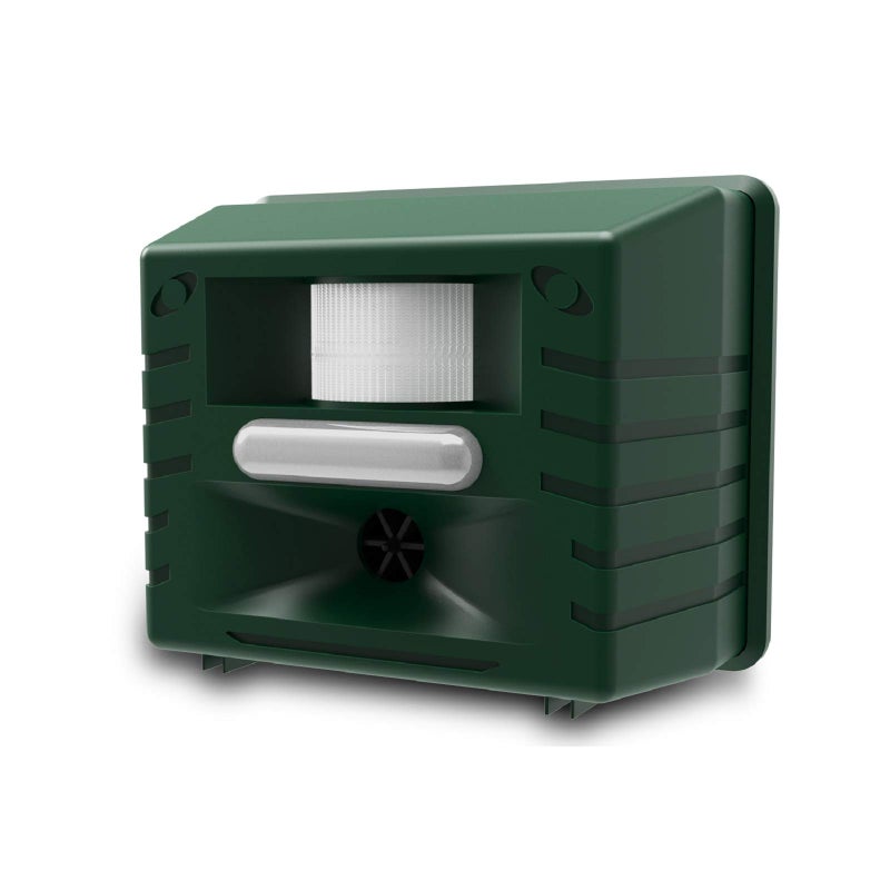 ASPECTEK Yard Sentinel Outdoor Ultrasonic Animal Repeller with Motion Sensor, Adjustable Volume, Waterproof, Extension Cord, Powerful Repel for Squirrel, Raccoon, Skunk, Rabbit, Fox, Deer, Etc - Image 1
