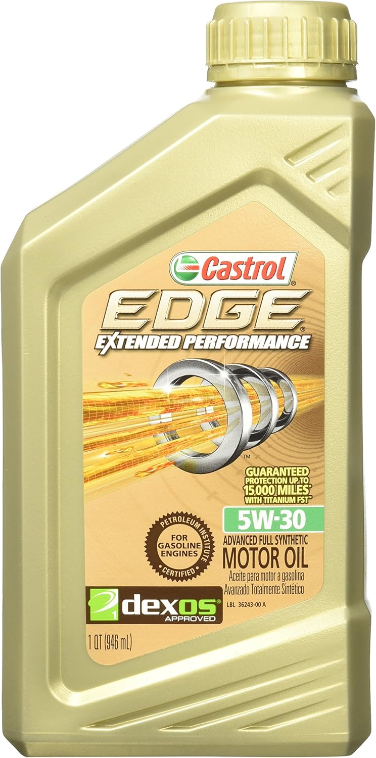 Castrol Edge with Titanium FST 5W-30 Full Synthetic Motor Oil - 1 Quart - Image 1