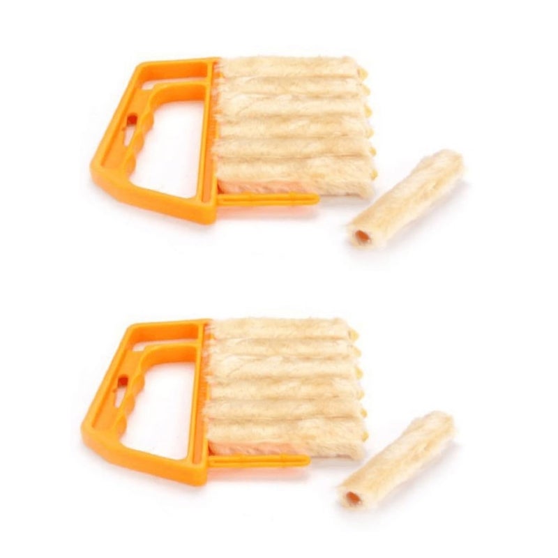 Ergonomic Window Shutter Brush Blind Cleaner Easy Grip Household Tool Multix2pcs Mediumx2pcs - Image 2