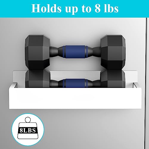 HuggieGems 4 Pack Magnetic Spice Storage Rack Organizer for Refrigerator and Oven, White Fridge Organizers and Storage - Image 4