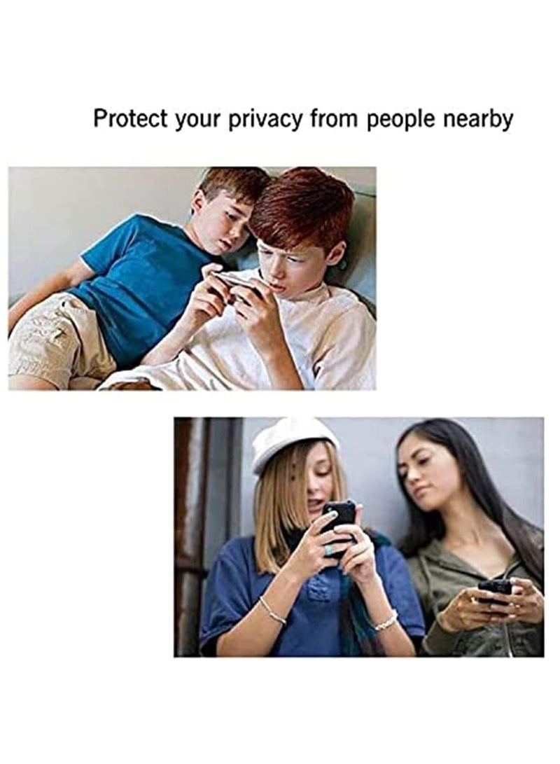 9H IPhone 15 / 15 Pro Full Privacy Glass Screen Protection, Anti-Spy 9H Hardness, Full Cover Explosion-Proof Screen, [Case Friendly] [Bubble Free] - Black - Image 3