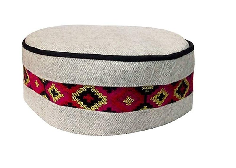 Vastraa Fusion Store قبعة فاسترا للرجال والنساء من الصوف الكولوي/الهيماتشالي (عبوة من 1) - Image 1
