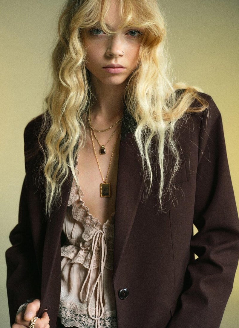 MANGO Straight-fit suit jacket - Image 3