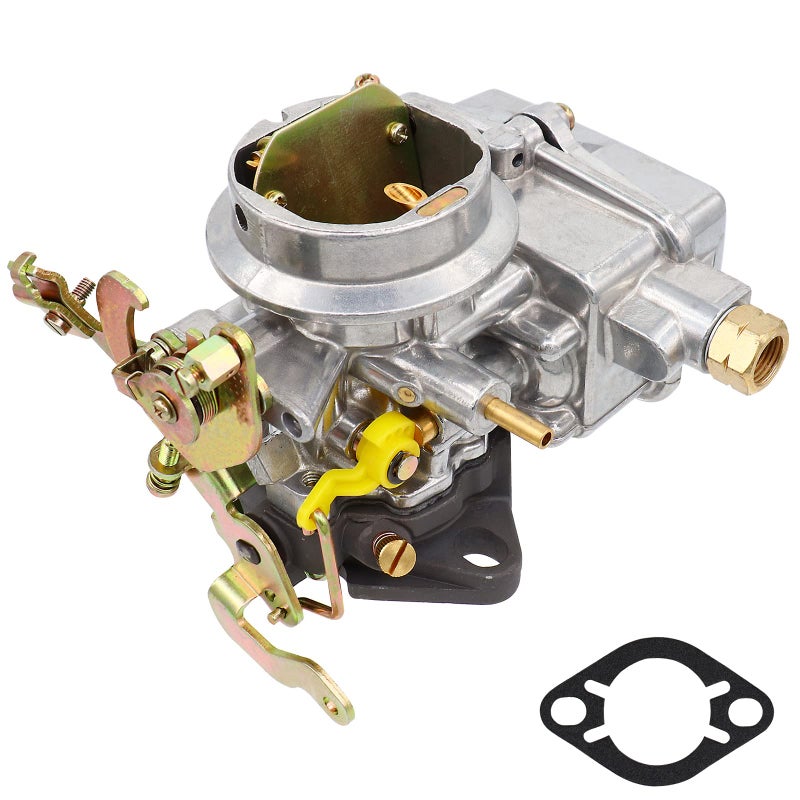 THUNDERMINGO New1 Barrel Carburetor For Ford 1957 1960 1962 144 170 200 223 inline 6CYL 4CYL Engine Replace 1904 Holley Carb 1959 F100 with Manual Choke
