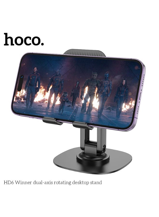 HOCO HD6 Durable and Multi-Angle Phone Holder with Three-Axis Adjustment - Image 1