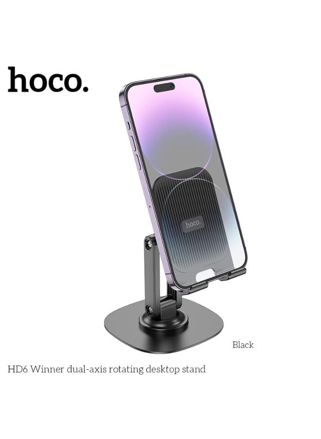 HOCO HD6 Durable and Multi-Angle Phone Holder with Three-Axis Adjustment - Image 3
