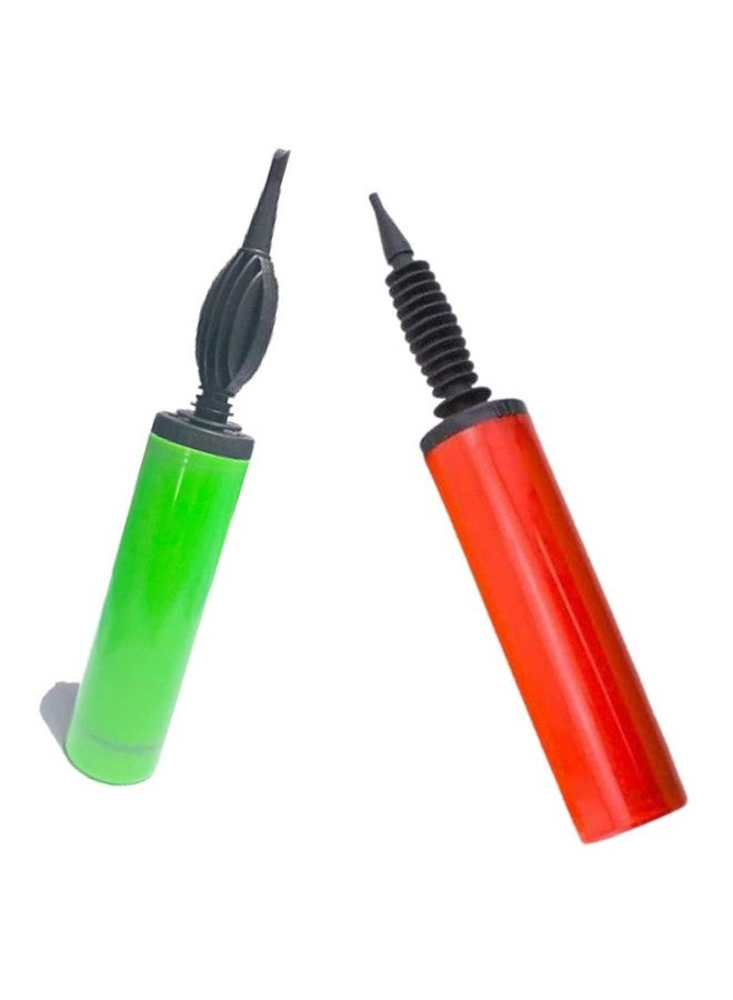 HK Balloons Double Action Hand Balloon Pump - 2 Piece Air Balloon Pump Foil Helium Air Animal Rubber Balloon Manual Hand Pump Accessory Manual Pump Multicolor - Image 1