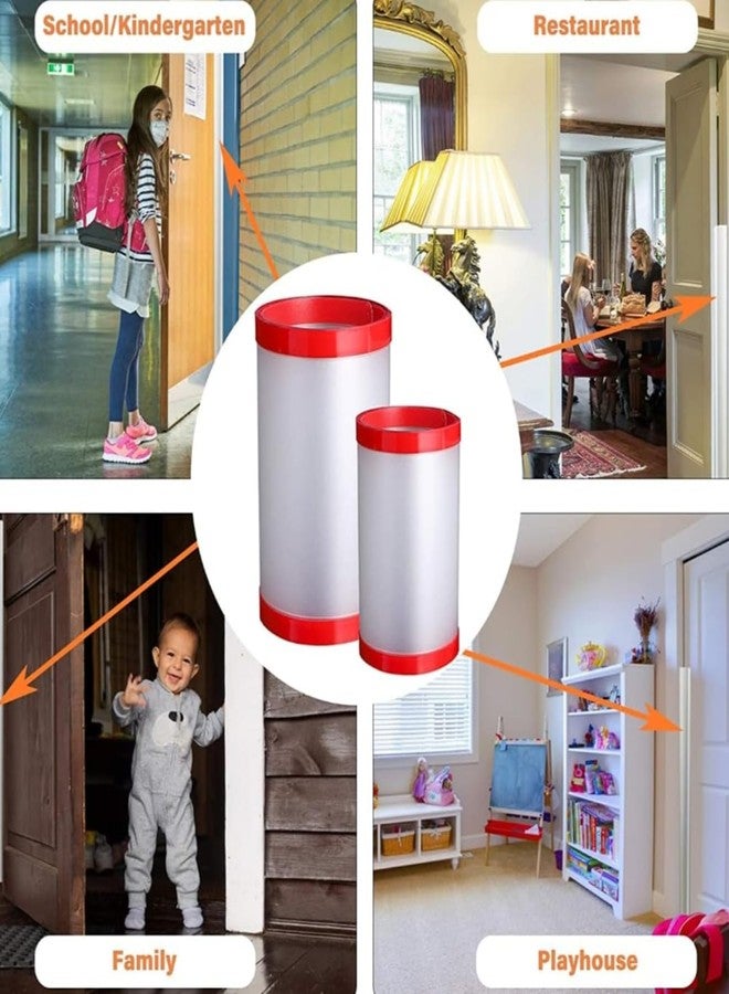 SWILAK 1.2 MTR Child Safety Door Finger Pinch Guard Transparent Anti-Pinch Protector Strip Soft PVC Door Hinge Shield for Kids Safety for Home, School & Durable Design(1.2M) - Image 4
