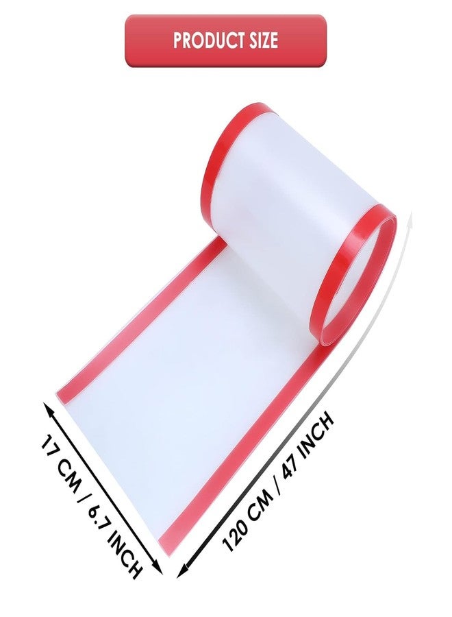 SWILAK 1.2 MTR Child Safety Door Finger Pinch Guard Transparent Anti-Pinch Protector Strip Soft PVC Door Hinge Shield for Kids Safety for Home, School & Durable Design(1.2M) - Image 2