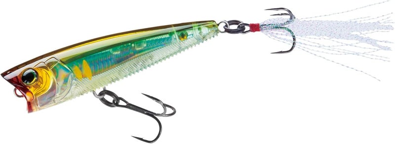 DUEL Yo-Zuri 3DB Popper Topwater Lure 3-Inch Prism Ayu - Image 1