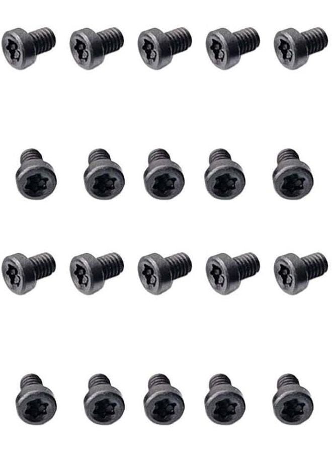 T8 Torx Titanium Alloy Knife Handle Screws Black Small Size M2 5 Thread 20 Pieces - Image 2