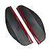 QKWL 2PCS Car Rearview Mirror Rain Covers Side Mirror Rain Guard Durable Effectively Blocks Rainwater Maintains A Clear View And Is Suitable For Most Car Models Black 2PCS - Image 2