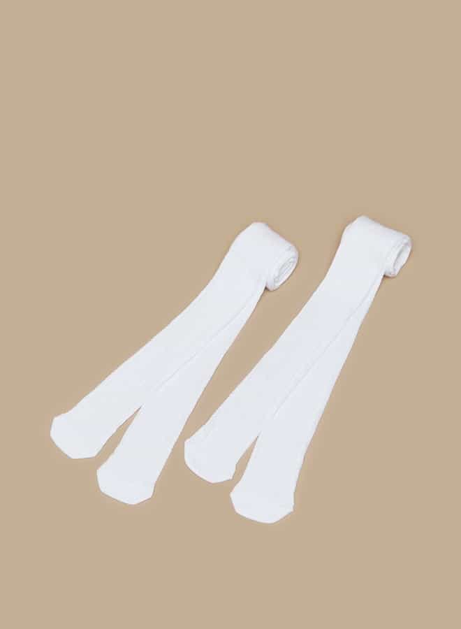 Flora Bella By Shoexpress Textured School Stockings - Set Of 2 - Image 1